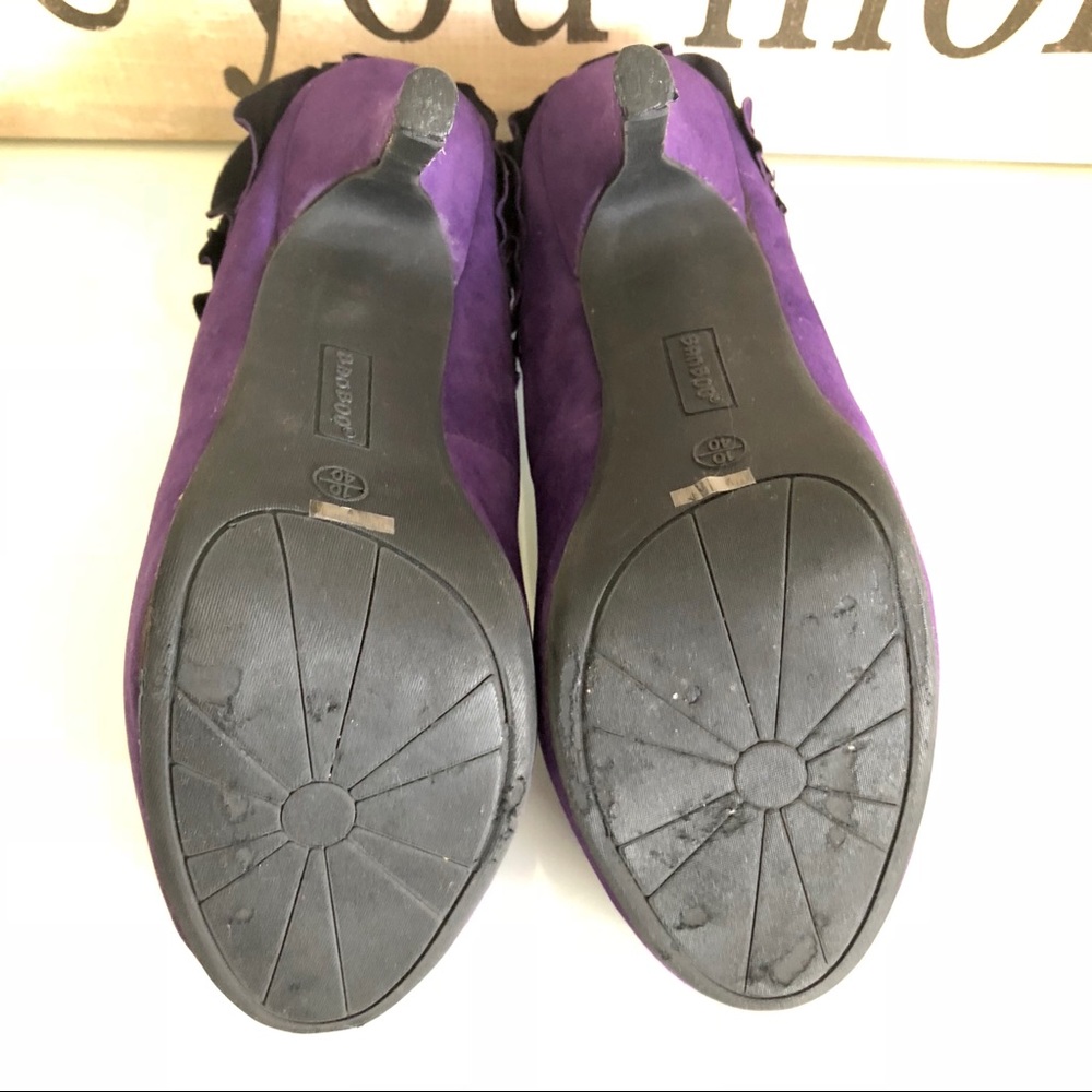 Bamboo Purple Rhinestone High Heels - 10 - Picture 4 of 8